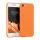 Husa Apple iPhone SE 2/iPhone SE 3/iPhone 8, Portocaliu, Silicon, 39458.150