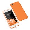 Husa Apple iPhone SE 2/iPhone SE 3/iPhone 8, Portocaliu, Silicon, 39458.150