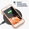 Husa Apple iPhone SE 2/iPhone SE 3/iPhone 8, Portocaliu, Silicon, 39458.150