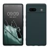 Husa Google Pixel 7a, Verde inchis, Silicon, 61598.202