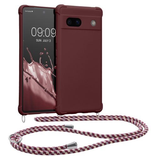 Husa cu jnur Google Pixel 7a, Violet, Silicon, 61600.187