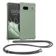 Husa cu jnur Google Pixel 7a, Verde deschis, Silicon, 61600.172