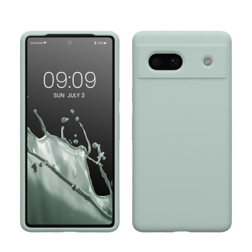 Husa Google Pixel 7a, Verde deschis, Silicon, 61597.2