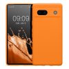 Husa Google Pixel 7a, Portocaliu, Silicon, 61598.15