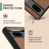 Husa Google Pixel 7a, Maro, Lemn/Silicon, 61603.02
