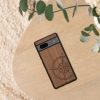 Husa Google Pixel 7a, Maro, Lemn/Silicon, 61603.02
