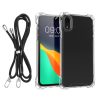 Husa cu jnur detasabil Apple iPhone XR, Transparent/Negru, Policarbonat, 61618.01