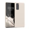 Husa Samsung Galaxy S20 FE, Crem, Silicon, 53605.16