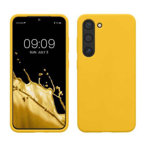 Husa Samsung Galaxy S23, Galben, Silicon, 60273.165