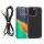 Husa cu jnur detasabil Apple iPhone 14 Pro Max, Transparent/Negru, Policarbonat, 61622.01