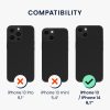 Husa cu jnur detasabil Apple iPhone 14/iPhone 13, Transparent/Negru, Policarbonat, 61620.01