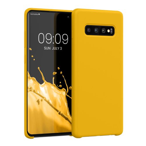 Husa Samsung Galaxy S10 Plus, Galben, Silicon, 49028.165