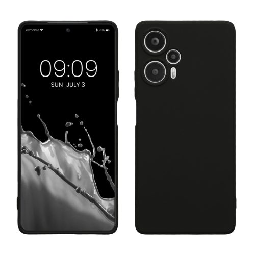 Husa Xiaomi Poco F5, Negru, Silicon, 61638.01