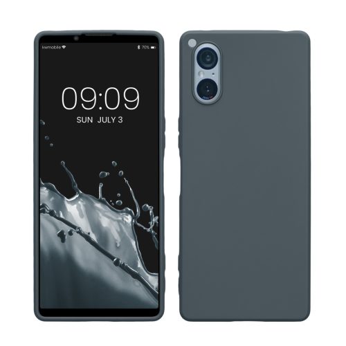Husa Sony Xperia 5 V, Verde inchis, Silicon, 61522.202