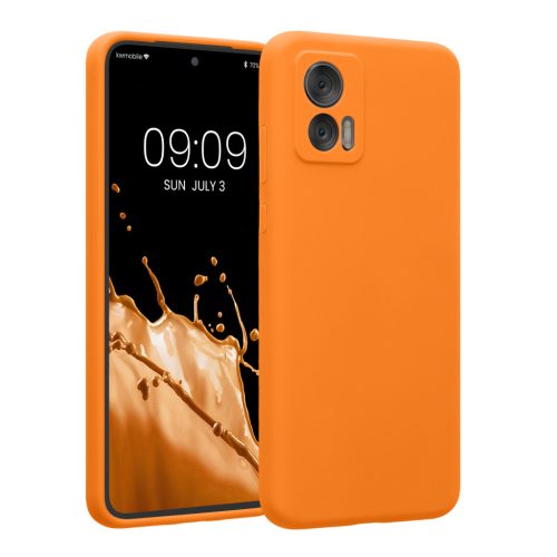 Husa Motorola Edge 30 Neo, Portocaliu, Silicon, 61043.15