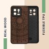 Husa Xiaomi 13 5G, Maro, Lemn/Silicon, 60695.02