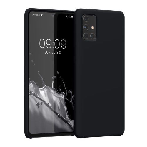 Husa Samsung Galaxy A71, Albastru inchis, Silicon, 51209.186