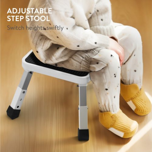 Scaun pliabil ajustabil Navaris, 3 inaltimi, platforma antiderapanta, 61657.02