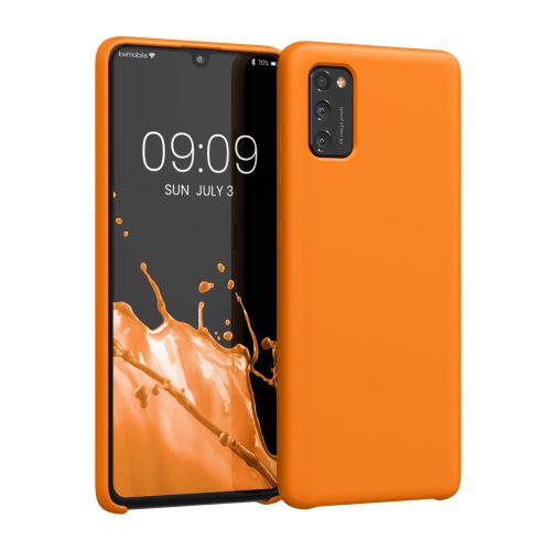 Husa Samsung Galaxy A41, Portocaliu, Silicon, 52301.15