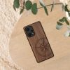 Husa Xiaomi Poco F5, Maro, Lemn/Silicon, 61661.01