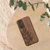 Husa Samsung Galaxy A54 5G, Maro, Lemn/Silicon, 60799.06