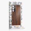 Husa Samsung Galaxy A54 5G, Maro, Lemn/Silicon, 60799.06