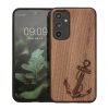 Husa Samsung Galaxy A54 5G, Maro, Lemn/Silicon, 60799.05