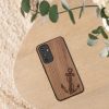 Husa Samsung Galaxy A54 5G, Maro, Lemn/Silicon, 60799.05