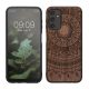 Husa Samsung Galaxy A14 5G, Maro, Lemn/Silicon, 60817.03