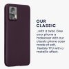 Husa Motorola Edge 30 Neo, Violet inchis, Silicon, 61680.115