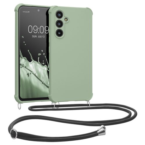 Husa cu jnur Samsung Galaxy A54 5G, Verde deschis, Silicon, 60805.172