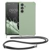 Husa cu jnur Samsung Galaxy A54 5G, Verde deschis, Silicon, 60805.172