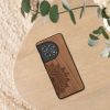Husa OnePlus 11, Maro, Lemn/Silicon, 60791.02