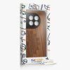 Husa OnePlus 11, Maro, Lemn/Silicon, 60791.02
