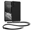 Husa cu jnur Samsung Galaxy A14 5G, Negru, Silicon, 60819.01