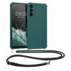 Husa cu jnur Samsung Galaxy A14 5G, Verde, Silicon, 60819.78