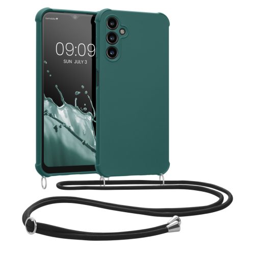 Husa cu jnur Samsung Galaxy A14 5G, Verde, Silicon, 60819.78
