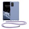 Husa cu jnur Samsung Galaxy A03s, Albastru, Silicon, 58562.108