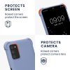 Husa cu jnur Samsung Galaxy A03s, Albastru, Silicon, 58562.108