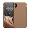 Husa Apple iPhone XS Max, Crem, Silicon, 45909.246