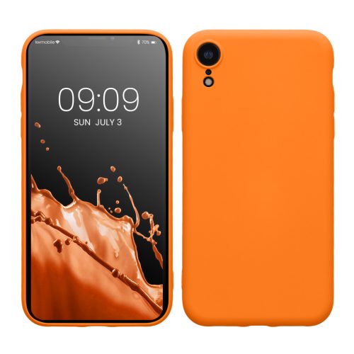 Husa Apple iPhone XR, Portocaliu, Silicon, 49983.15