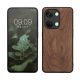 Husa OnePlus Nord 3 5G, Maro, Lemn/Silicon, 61770.18