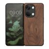 Husa OnePlus Nord 3 5G, Maro, Lemn/Silicon, 61770.18