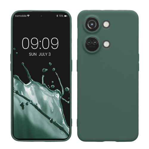 Husa OnePlus Nord 3 5G, Verde, Silicon, 61767.166