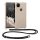 Husa cu jnur Google Pixel 4a, Crem, Silicon, 53842.16