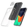 Set Husa si 2 Folii protectie fata/camera foto Apple iPhone 12 Pro, Transparent, Plastic/Sticla securizata, 61819.03