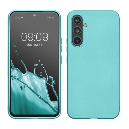 Husa Samsung Galaxy A54 5G, Verde deschis, Silicon, 60797.231