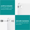 Tabla memo acrilica Navaris, 90x60 cm, organizare perete, acril, transparent, plastic