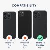 Set Husa si 2 Folii protectie fata/camera foto Apple iPhone 14 Pro Max, Transparent, Plastic/Sticla securizata, 61826.03