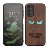 Husa Samsung Galaxy A14 5G, Maro, Lemn/Silicon, 60817.08
